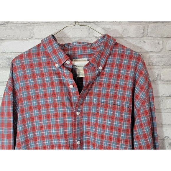 L.L. Bean Men L/S Polo Button‎ Down Traditional Fit - Picture 4 of 9